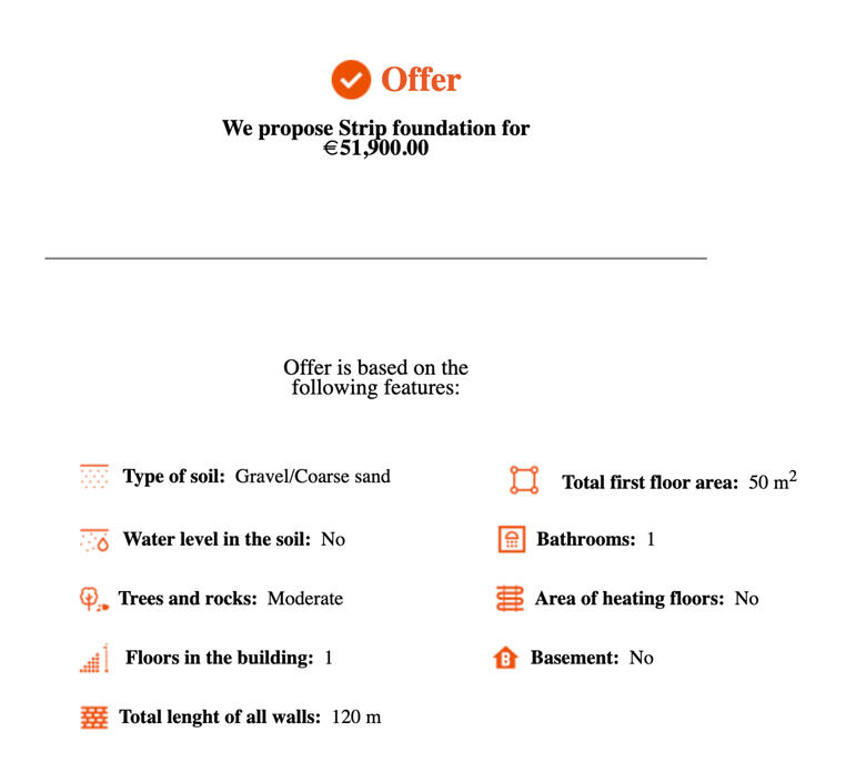 foundations quote in email